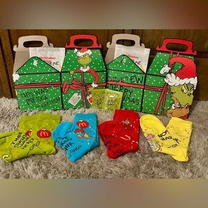 McDonald's Grinch Holiday Socks Collection